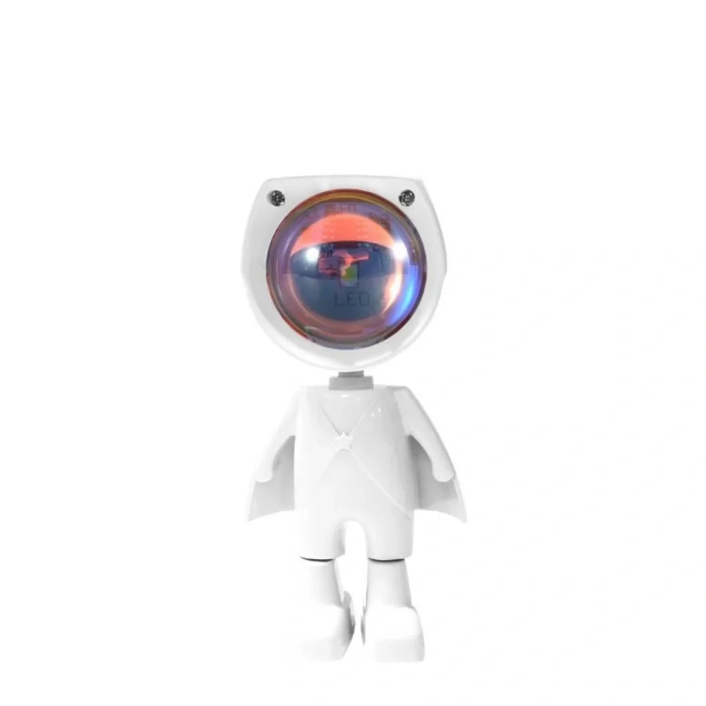 Robot sunset light astronaut sunset atmosphere photo supplement light astronau